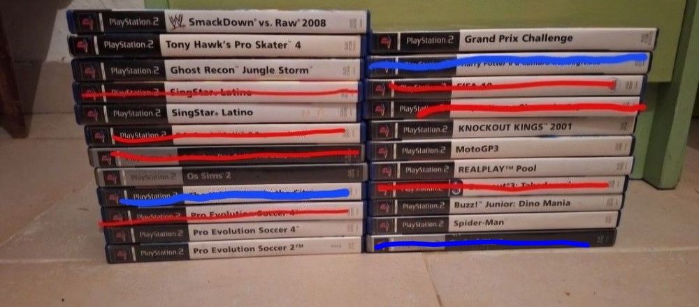 Vendo vários Jogos ps2