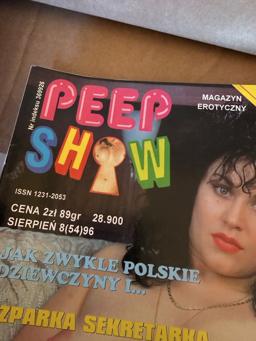 Zestaw magazynów PEEP SHOW 1996–2000 – kolekcja, 13 numerów