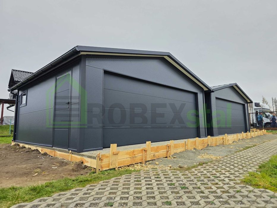 Garaż z płyty warstwowej PIR 6x5.80 KAŻDY WYMIAR MONTAŻ CAŁY KRAJ