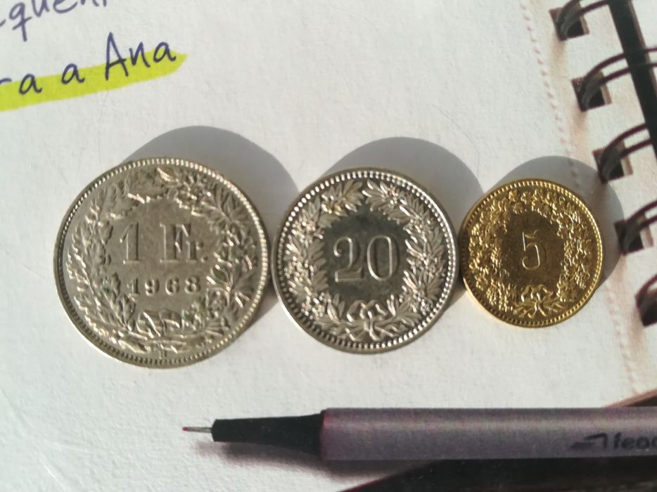 Moedas antigas - Vários Países