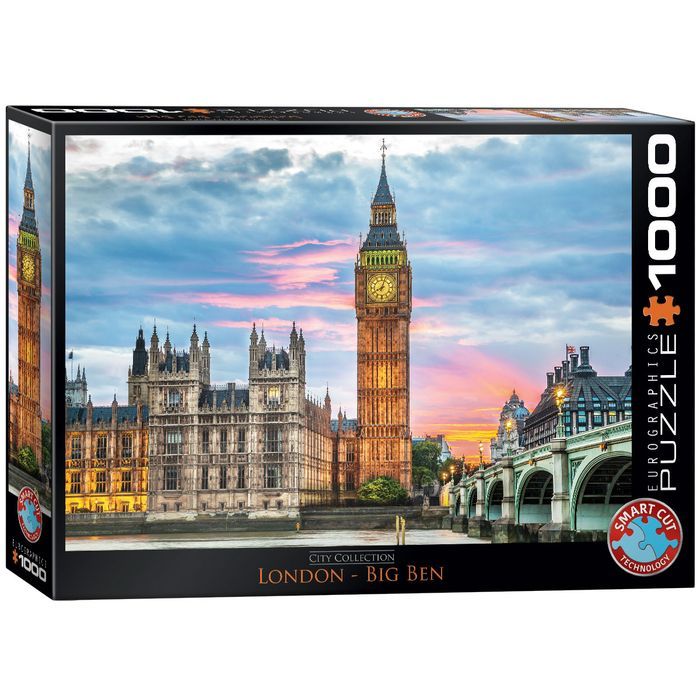 Puzzle 1000 London Big Ben 6000-0764 Eurographics Nowa Nieużywana