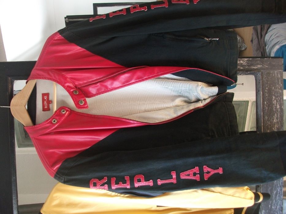 casaco Replay mulher em pele