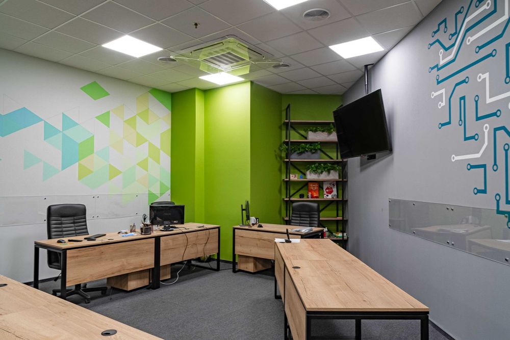 Сучасний та Дизайнерський офіс 886м.Open space+Кабінети.Шулявка.БЕЗ%