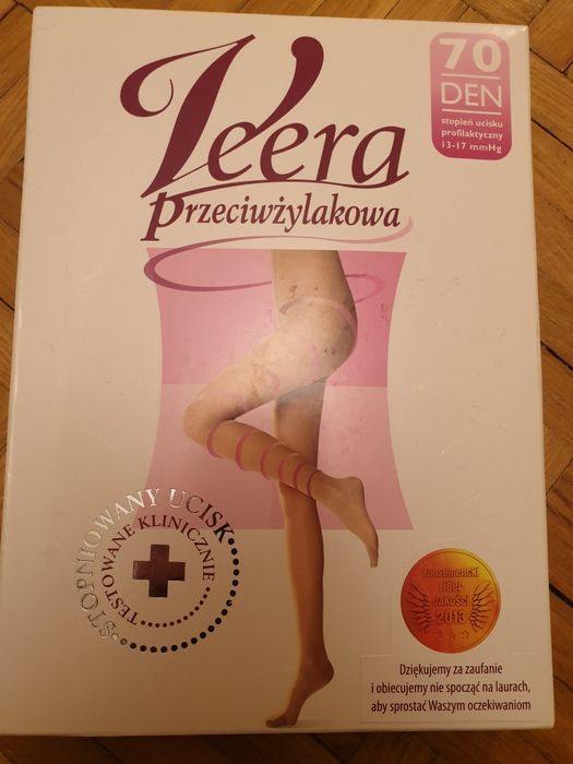 Rajstopy przeciwżylakowe 4 XL 70 Den