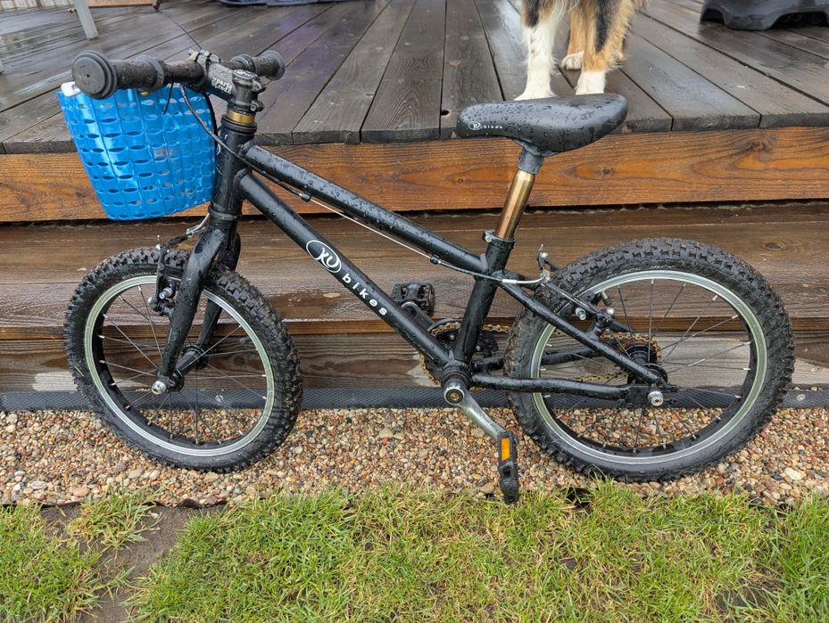 Rower Kubikes MTB 16" superlekki czarny + prowadnik