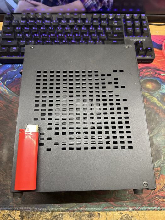 Корпус для пк mini itx+райзер pcie 4