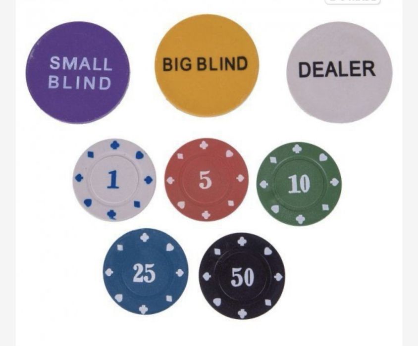 Покерний набір Набір для гри у покер 200 фішок