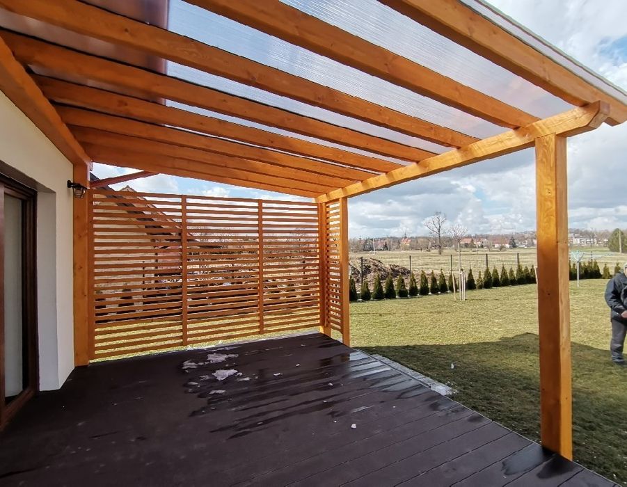 Zadaszenia tarasów, taras i nie tylko