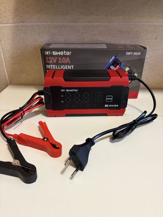 Carregador de baterias Inteligente 12V 10A