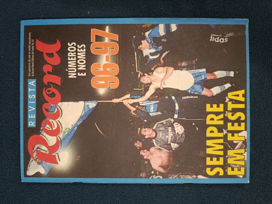 7 Revistas RECORD ( especial ) Anos 90 - Futebol