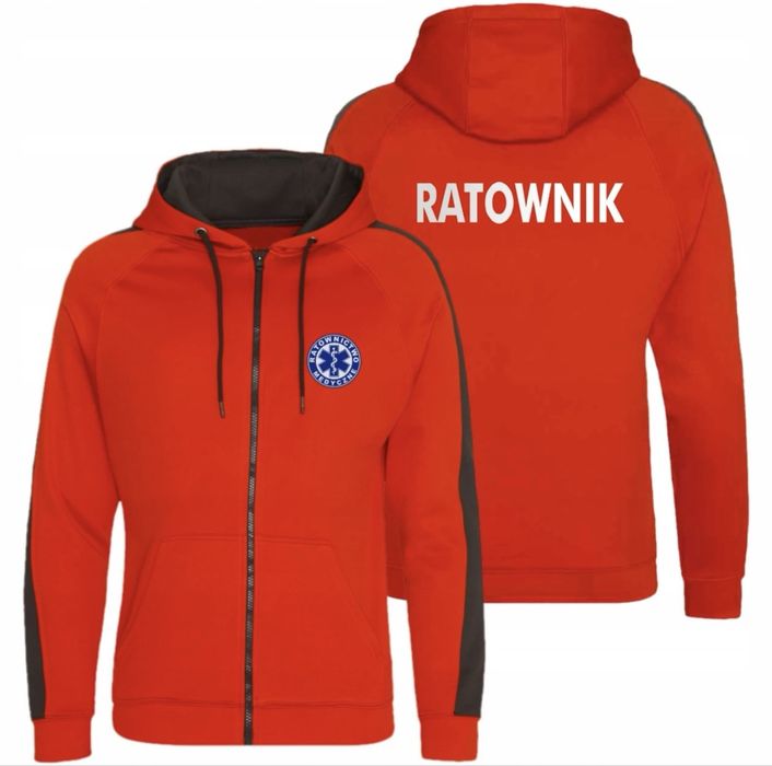 Bluza czerwone fluo RATOWNIK 3Xl