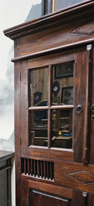 Witryna kolonialna tekowa 100 cm  # 1539 Stylowy Węgrów