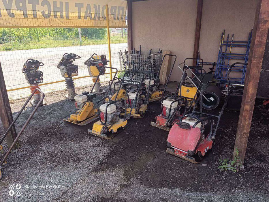 ᐉ ПРОКАТ віброплита трамбовка ОРЕНДА до 600 Кг вибронога вибролапа