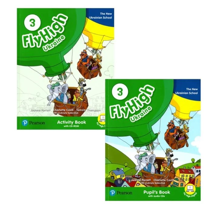 Fly high 3 Ukraine pupils book workbook