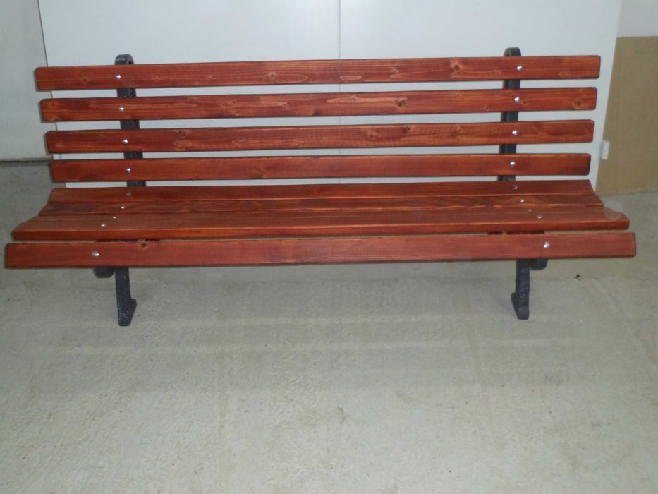 Lawka ogrodowa/ parkowa solidna PRL