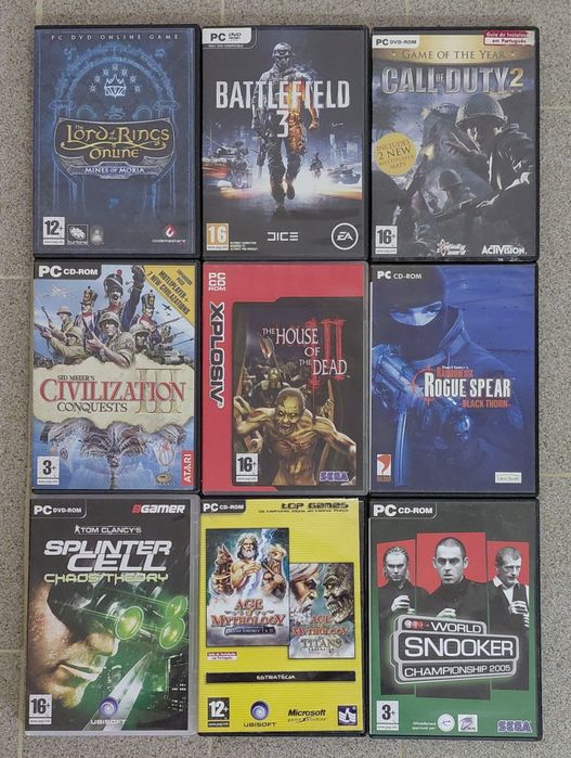 CD's Filmes Jogos