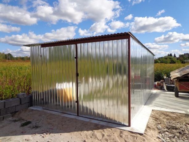 Garaż blaszany Blaszak 3x5 Garaże blaszane Schowek na budowę PROMOCJA!