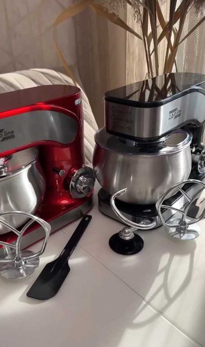 Тістоміс міксер 6л із нержавіючої сталі тестомес миксер Zepline