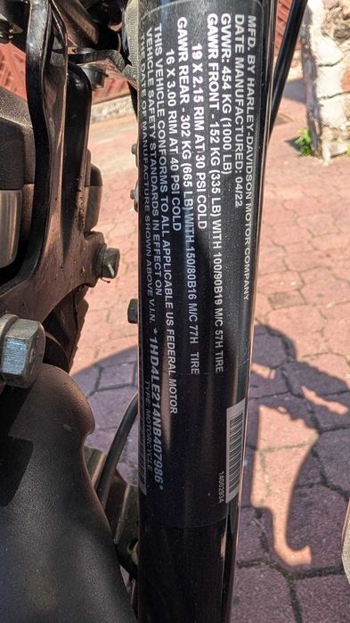 HARLEY-DAVIDSON Iron XL883 rok 2022