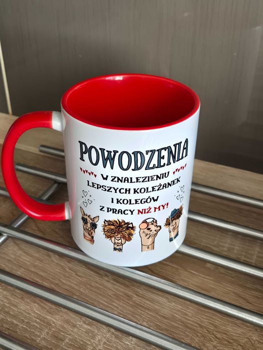Kubek pożegnalny praca powodzenia