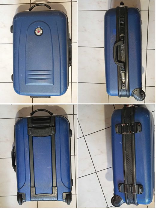 Чемодан валіза на колесах Roncato средний, 60х40х24 см, исправный