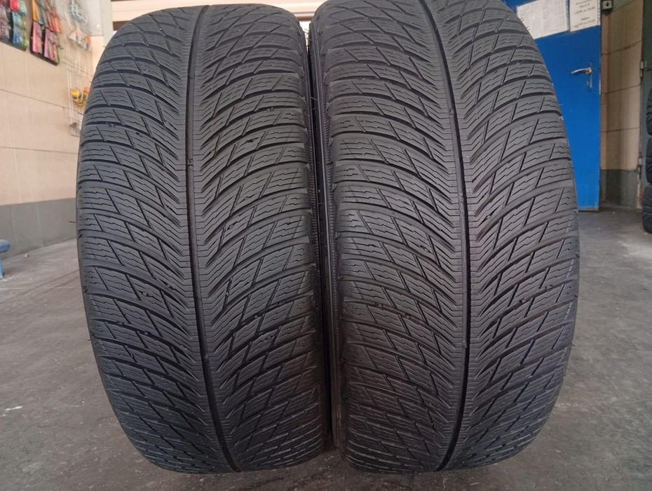 2шт Micheline pilot alpine⁵ R18 235/45 98V XL зимові шини преміум класу в чудовому стані