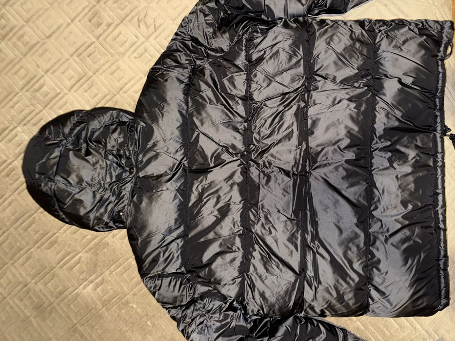 Michael Kors Men's Heavyweight Metallic Finish Hooded Puffer Jacket