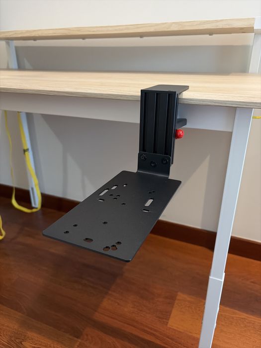 Suporte HOTAS para secretária (joystick/throttle)