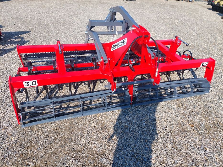 Agregat uprawowo-siewny Euro-masz Janpol hydropak 2.5m 2.7m 3m 4m.