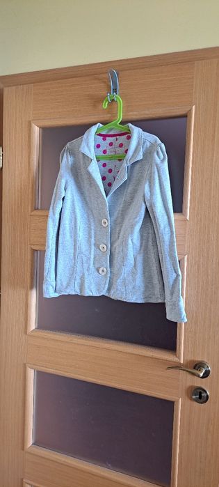 Siwą marynarka dziewczęca Next r. 140 cm