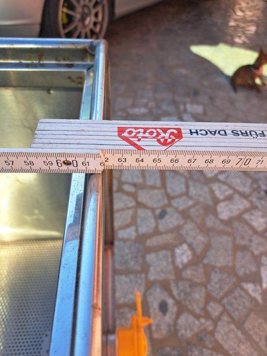 Tina de desopercular, apicultura, inox