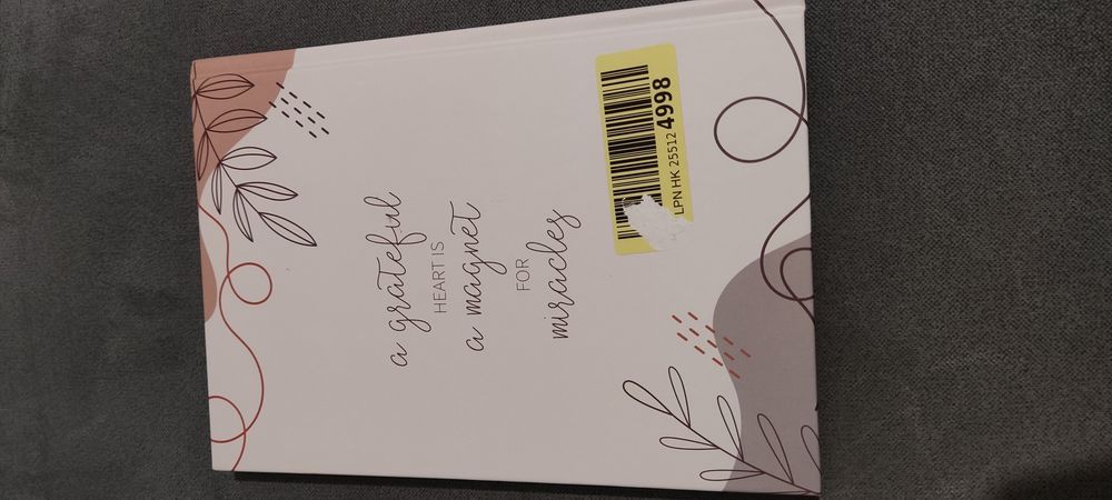 5 minutowy dziennik dla zdrowia i szczęścia notes