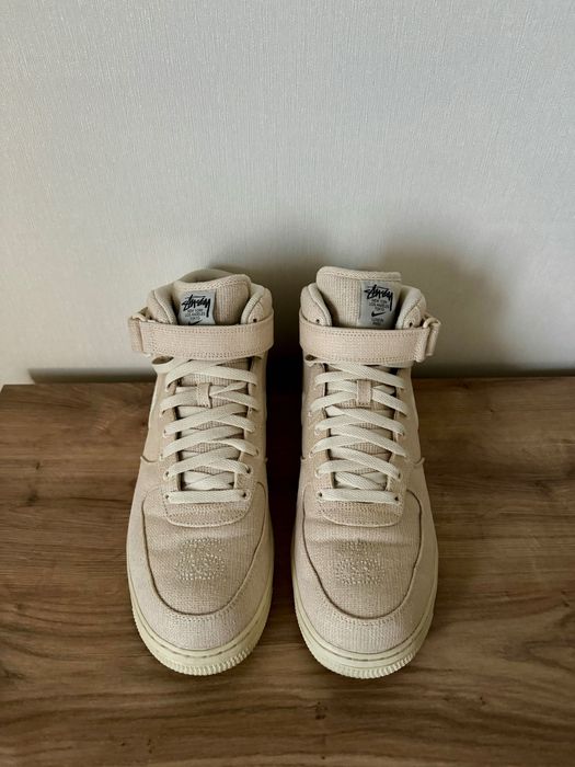 Чоловічі оригінальні кросівки Nike x Stussy Air Force Mid, 46 ро — zdjęcie 3
