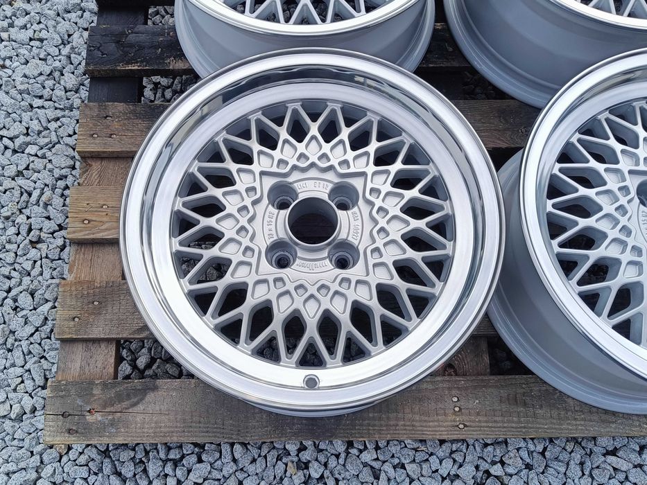 Oryginalne felgi Melber 15" 4x100 7J ET12 BMW e30 Golf Jetta