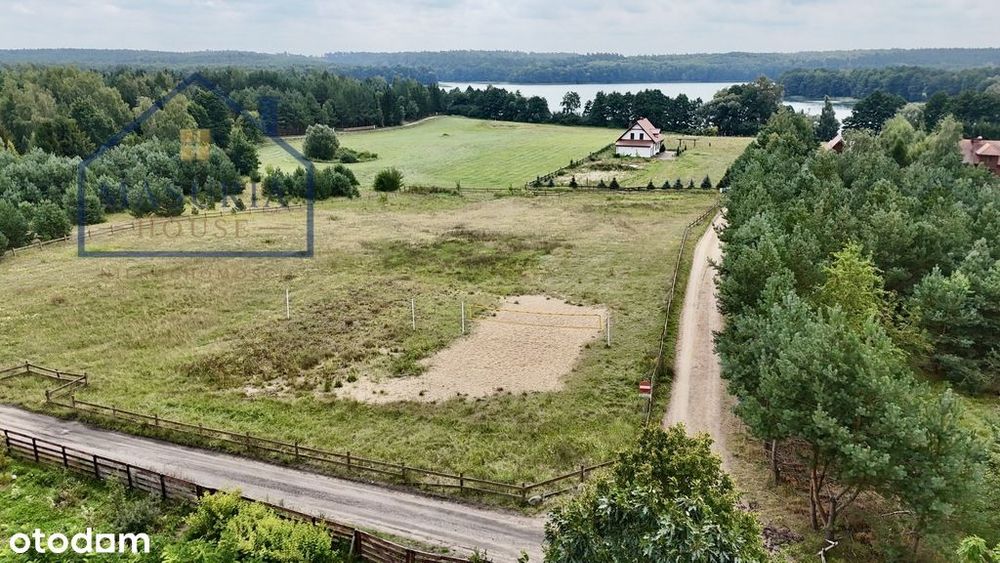 Atrakcyjna działka letniskowa nad jeziorem. - Więcej