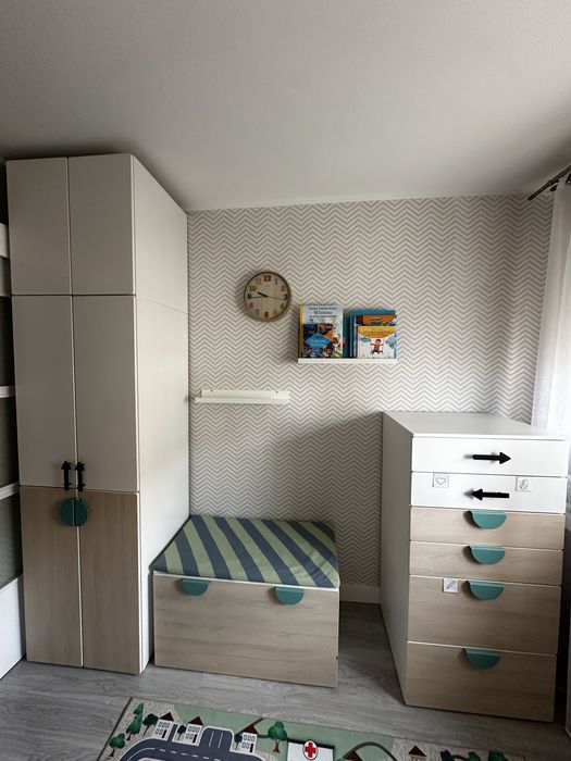 Zestaw mebli Ikea do pokoju dzieciecego System SMASTAD
