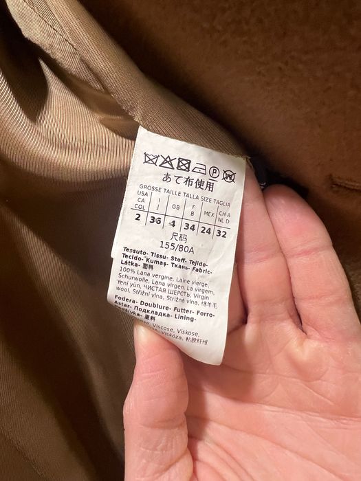 Weekend Max Mara – luksusowy płaszcz 100% dziewicza wełna, nowy z metkami