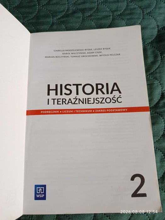 Historia i teraźniejszość 2 podręcznik