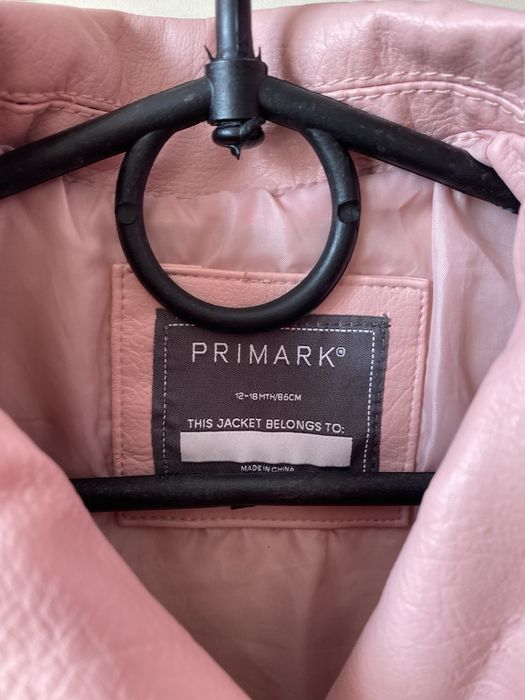 Курточа з еко шкіри для дівчинки