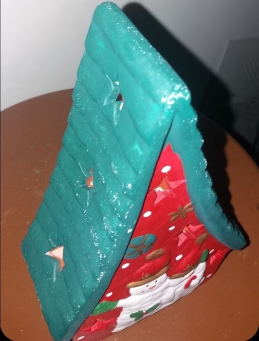 Bonito difusor de luz Natalício vela incluida !