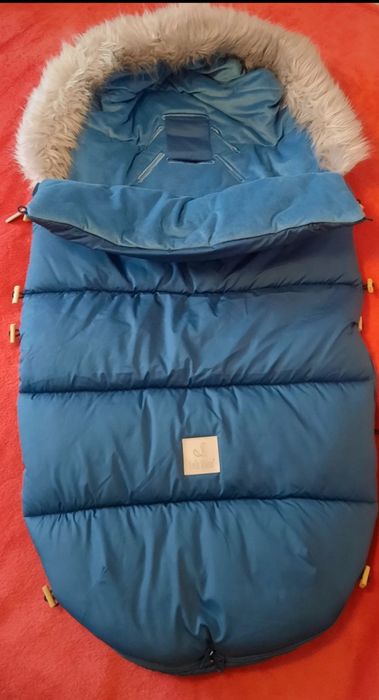 Zimowy śpiworek do wózka Lela Blanc