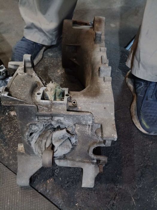 Картера 140 мм бараб двиг гилера- с коленвалом в сборе и редуктором