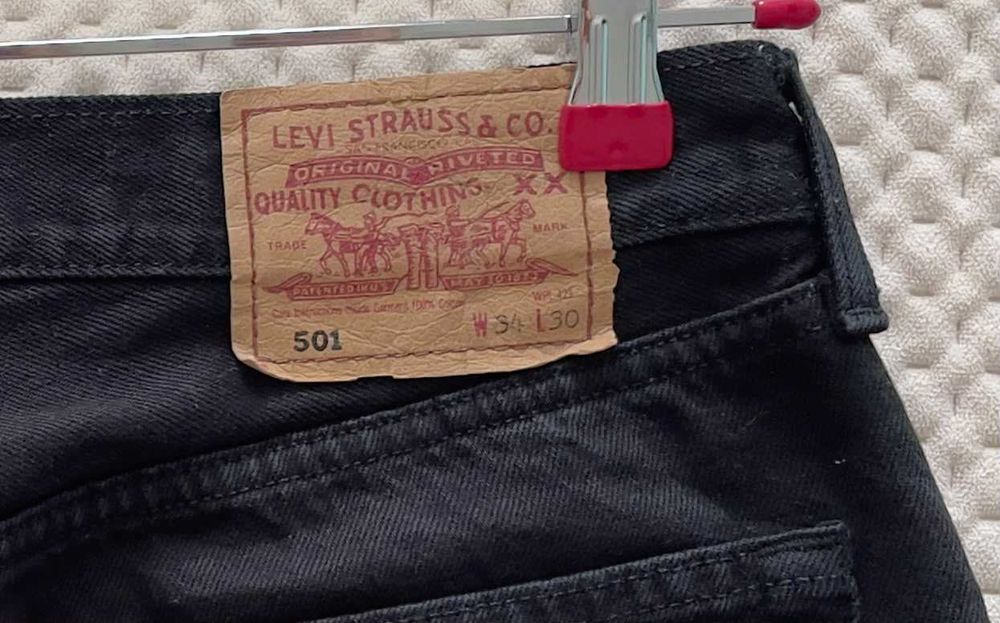 Jeansy męskie LEVI STRAUSS 501 - rozmiar W34 L30
