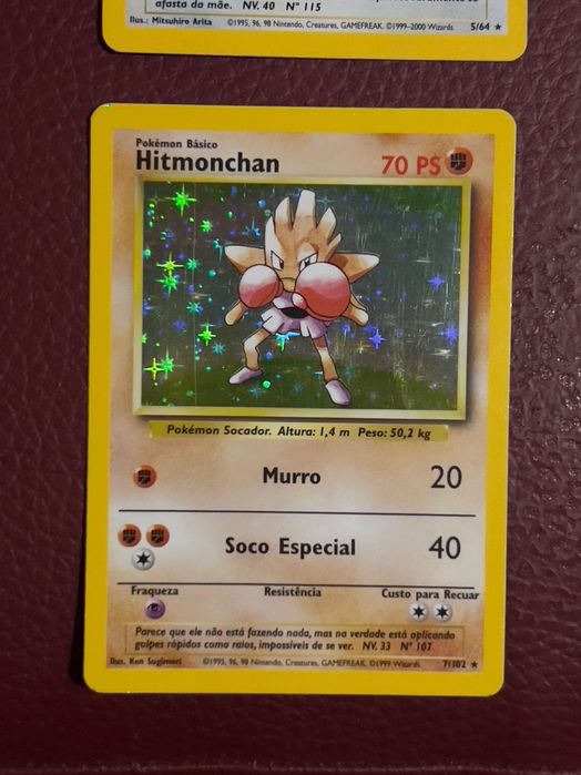 Cartas Pokémon primeira edição 1999/2000