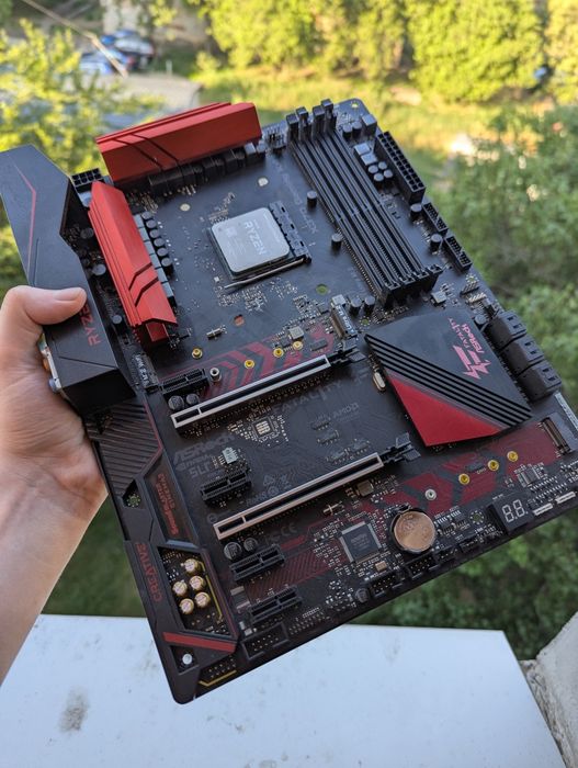 Материнская плата am4 asrock fatal1ty x370 gaming k4