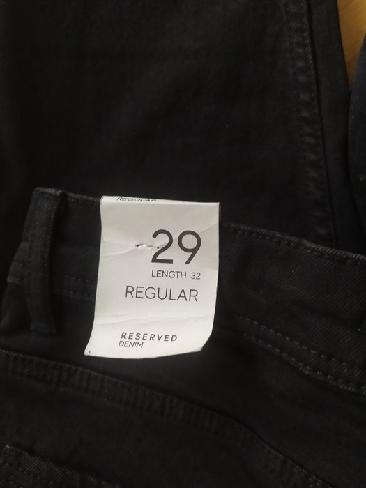 Jeansy czarne męskie