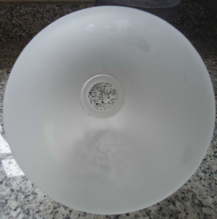 Abajours vidro branco fosco