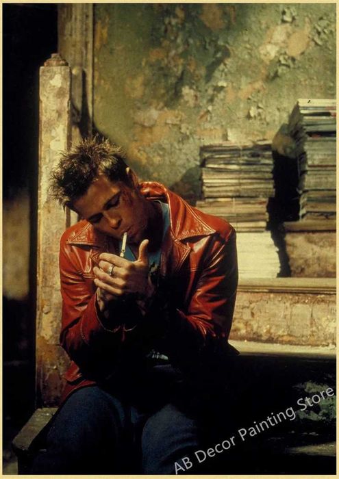 PIĘKNY plakat filmowy vintage FIGHT CLUB