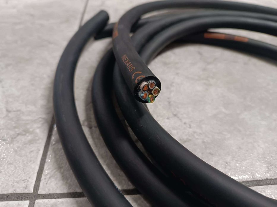 Kabel siłowy 5x6 w gumie Titanex 5G6 H07RN-F odcinek 3,8m