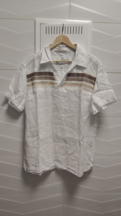 Koszula John Rocha r. XL biała 100% LEN